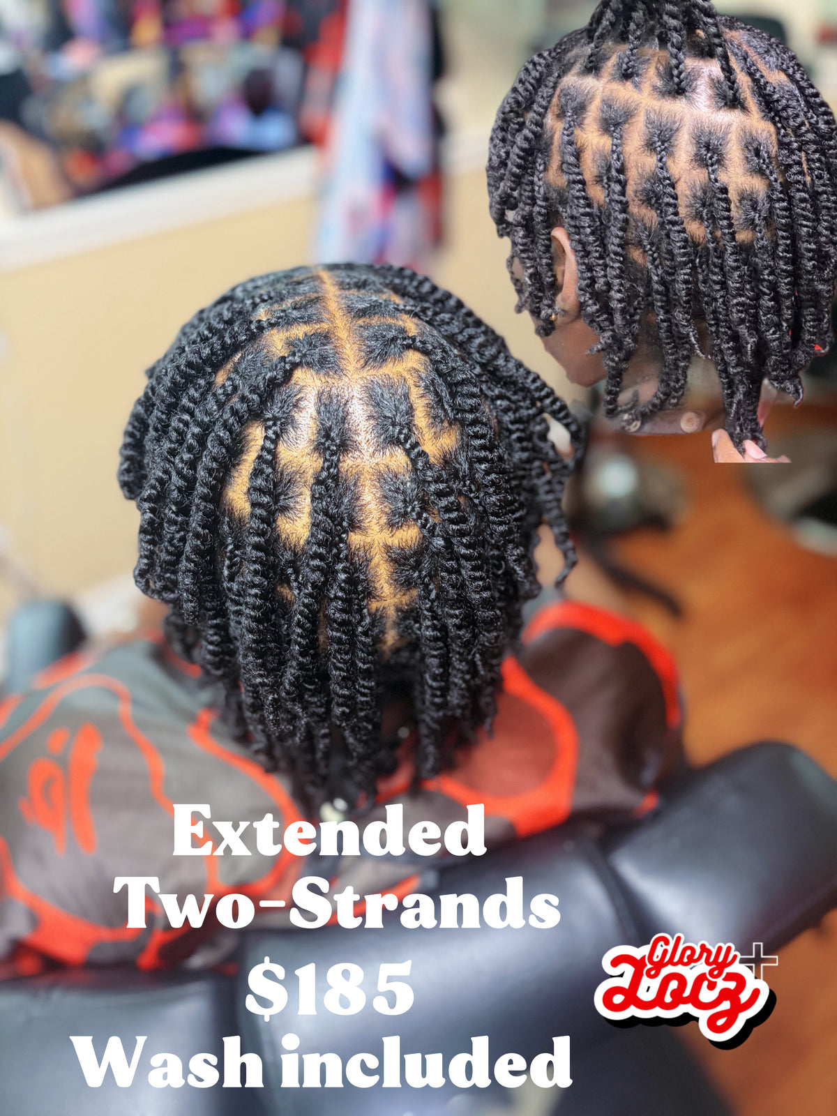 Two Strand Twists on Natural Hair